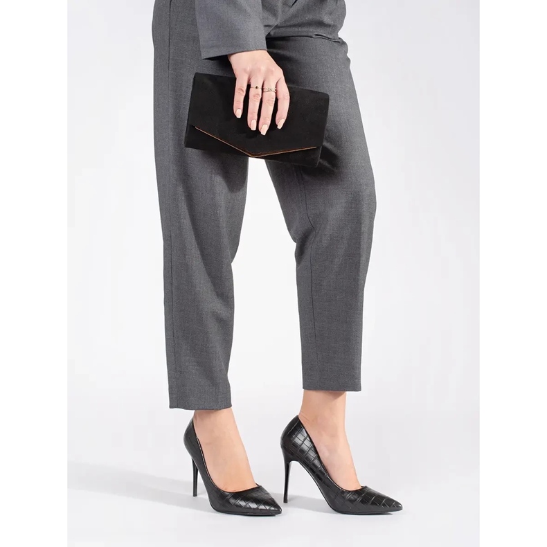 Muodikkaat naisten korkokengät musta 2