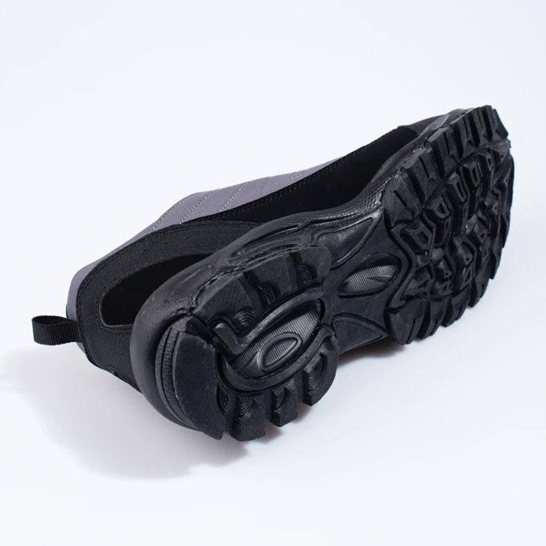 DK aqua Softshell harmaat miesten vaelluskengät musta 2