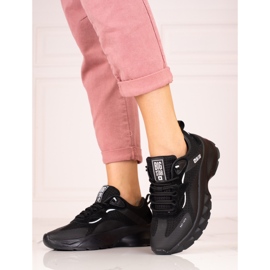 Naisten Big Star -lenkkarit KK274056 musta 2