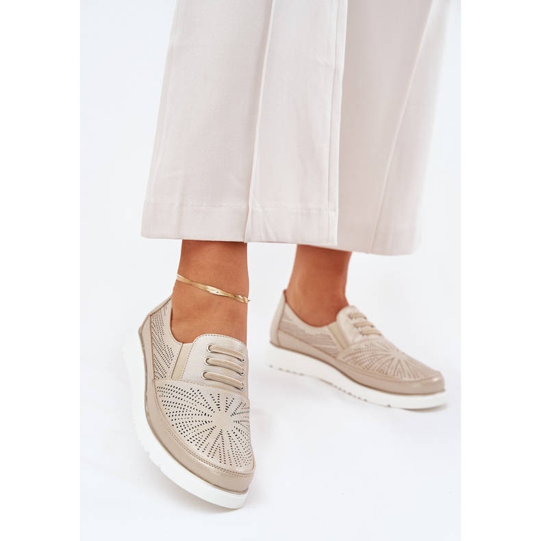 Naisten kengät, avoimet kultaiset kultaiset kengät kultainen 2