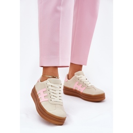 Naisten lenkkarit, beige 2