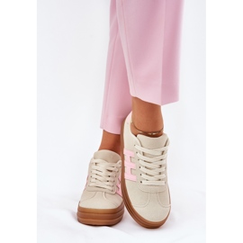 Naisten lenkkarit, beige 3