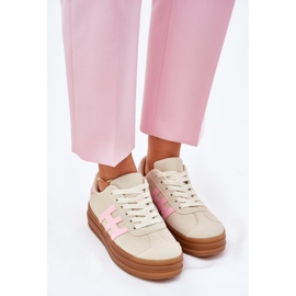 Naisten lenkkarit, beige 5