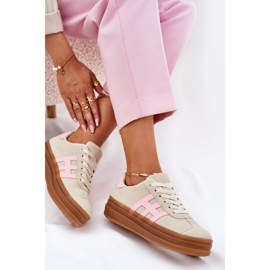 Naisten lenkkarit, beige 8