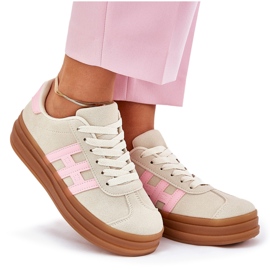 Naisten lenkkarit, beige 10
