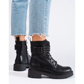 Naisten nauhoituslaukut ekologisesta nahasta musta 1