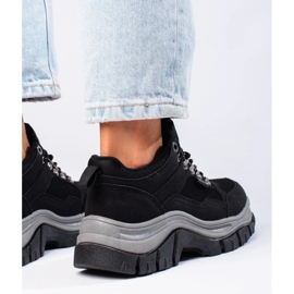 Naisten lenkkarit Big Star KK274364B paksulla pohjalla musta 1