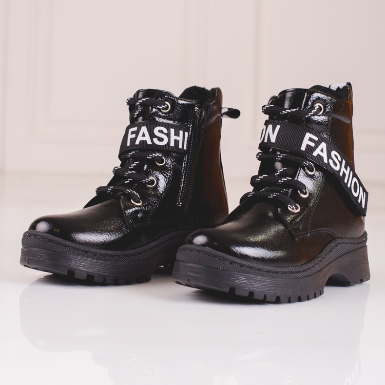 W. Potocki Tyttöjen saappaat Potocki-muoti musta 2