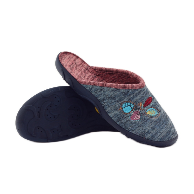 Befado naisten kengät tossut 235d151 tossut ruskea sininen 3