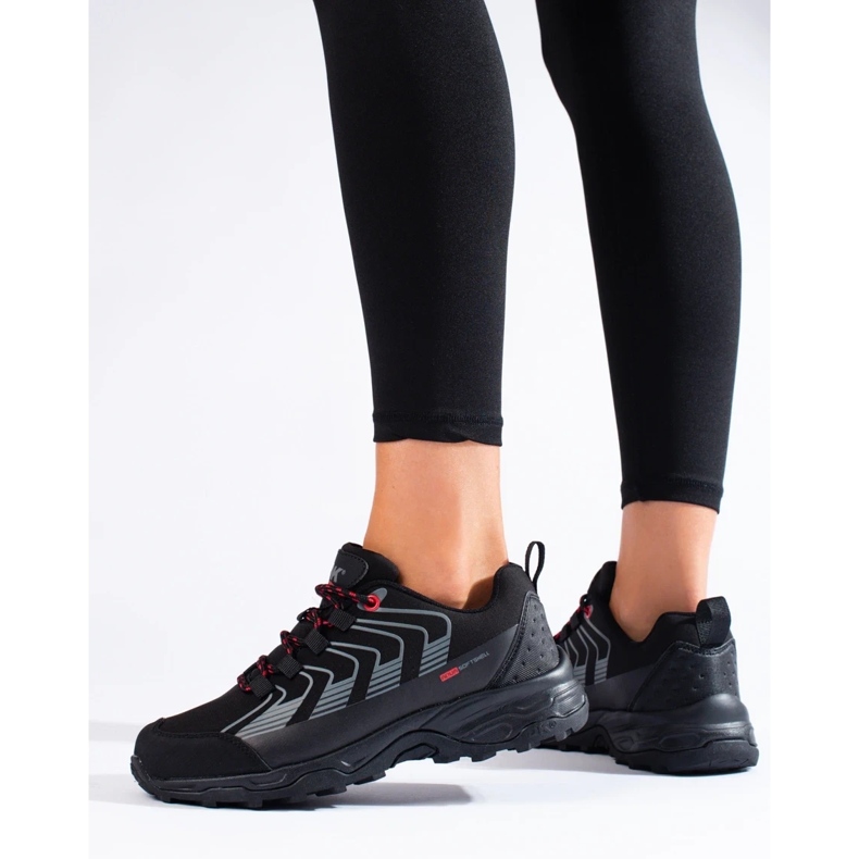 DK Softshell naisten vaelluskengät mustat 2