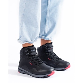 DK Naisten korkeat vaellussaappaat eristeellä musta 2