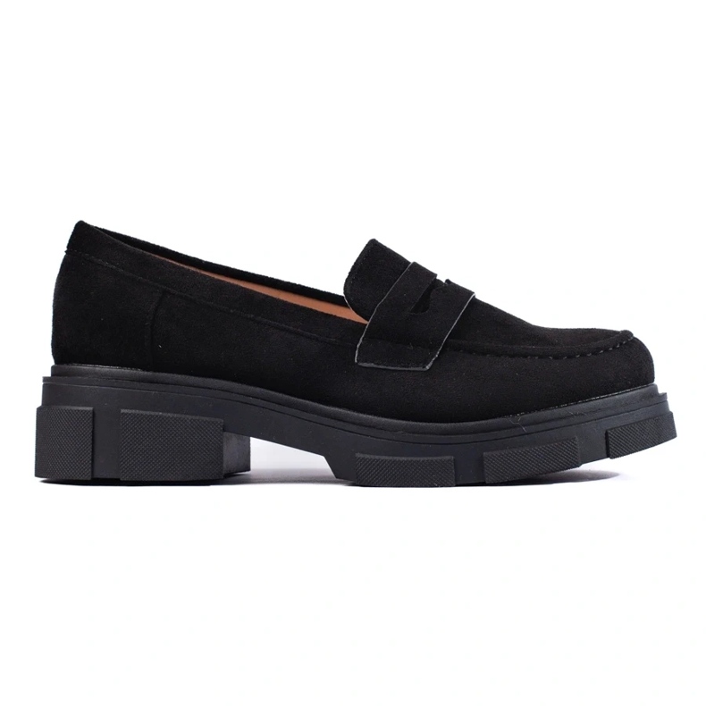 Naisten mustat mokkanahkaiset kengät 2