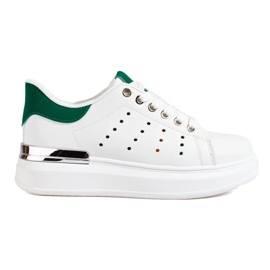 Shelovet valkoiset lenkkarit paksulla pohjalla valkoinen 1