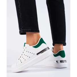 Shelovet valkoiset lenkkarit paksulla pohjalla valkoinen 2