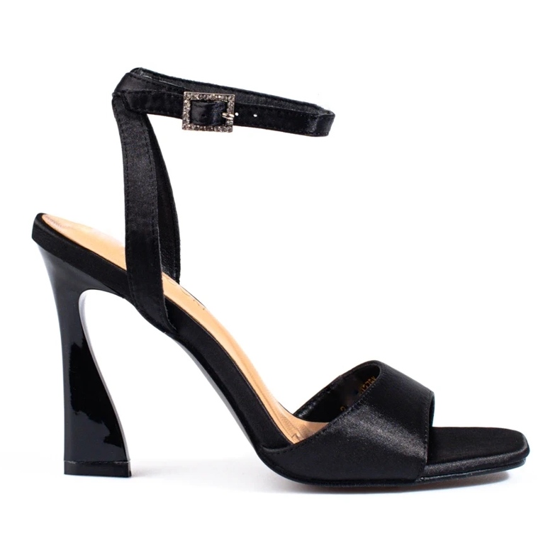 W. Potocki Naisten korkeakorkoiset sandaalit Potocki musta 2