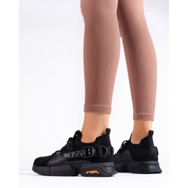 Shelovet naisten mustat harjakattoiset lenkkarit 1