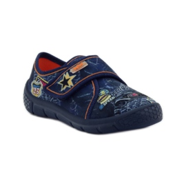 Tossut Super Light Bottom Car Befado laivastonsininen oranssi 1