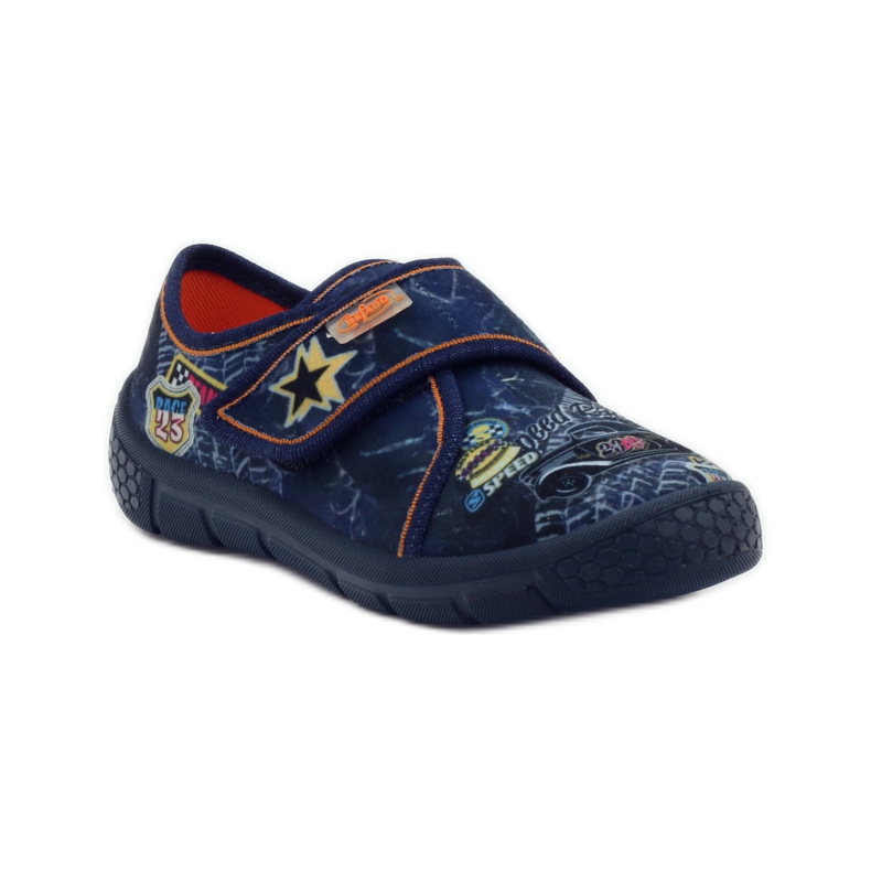 Tossut Super Light Bottom Car Befado laivastonsininen oranssi 1