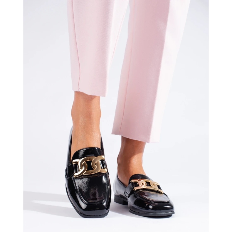 Naisten patentoidut kengät Shelovet-ketjulla musta 2