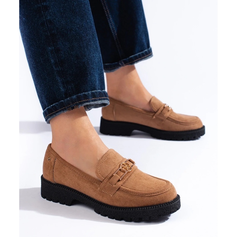 W. Potocki Naisten mokkahousut Potocki camel ruskea 2