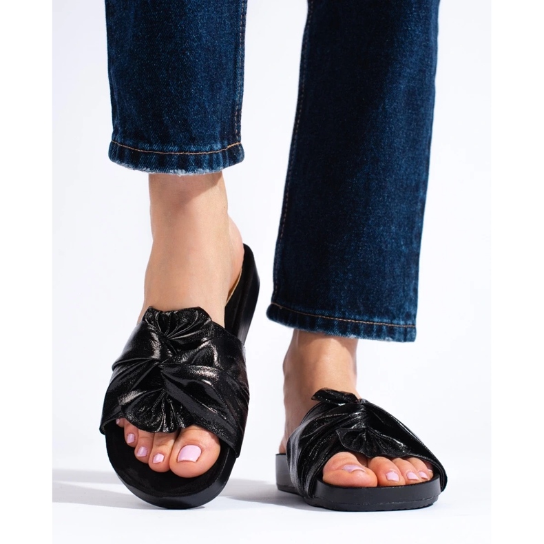 Naisten mustat Shelovet-sandaalit 2