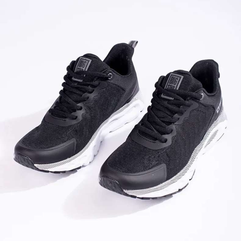 Miesten mustat urheilukengät Big Star LL174096 Memory Foam 2