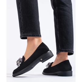 W. Potocki Naisten mustat mokkahousut Potockilta 1