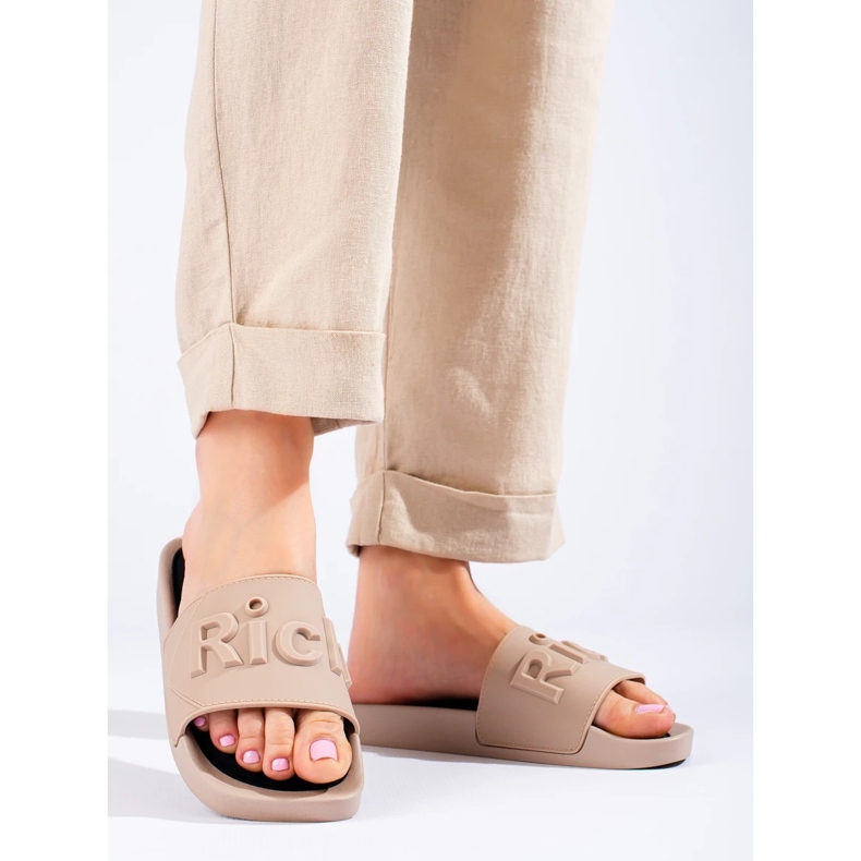 W. Potocki Potockin beigenväriset naisten tossut 1