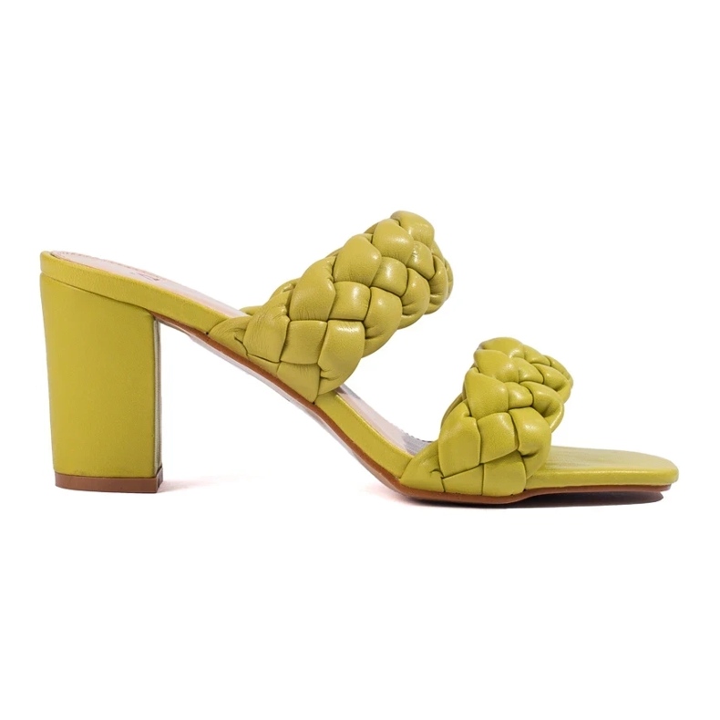 Vihreät kudotut Shelovet-tolppaläpät 1