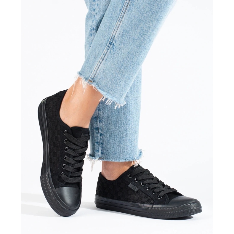 Big Star LL274072 naisten mustat tennarit 1