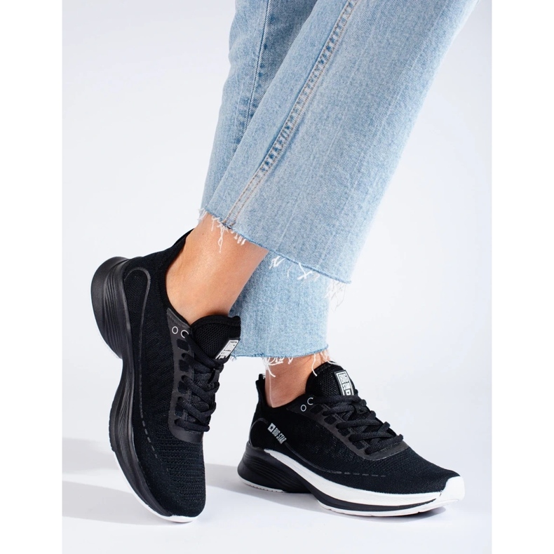 Mustat urheilukengät paksulla pohjalla Big Star LL274327 2