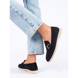 Shelovet musta mokkanahka brogues 1