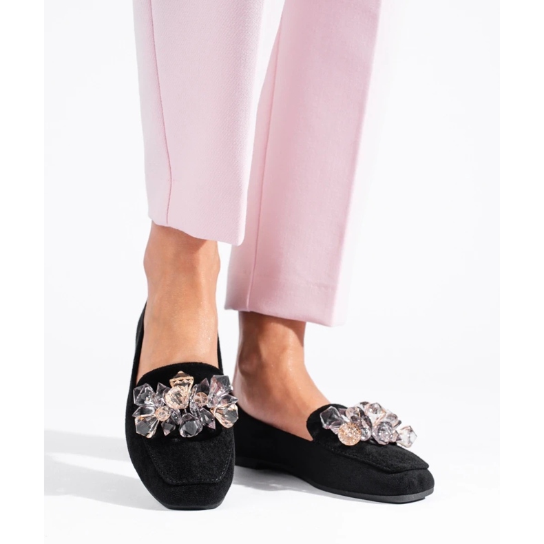 Musta mokkanahka, koristeellisilla Shelovet-kiteillä 2