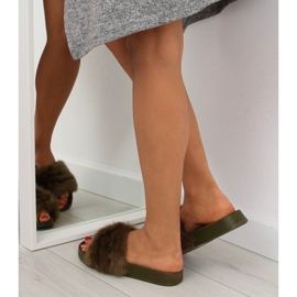 Vihreät S37 vihreät turkistossut 2