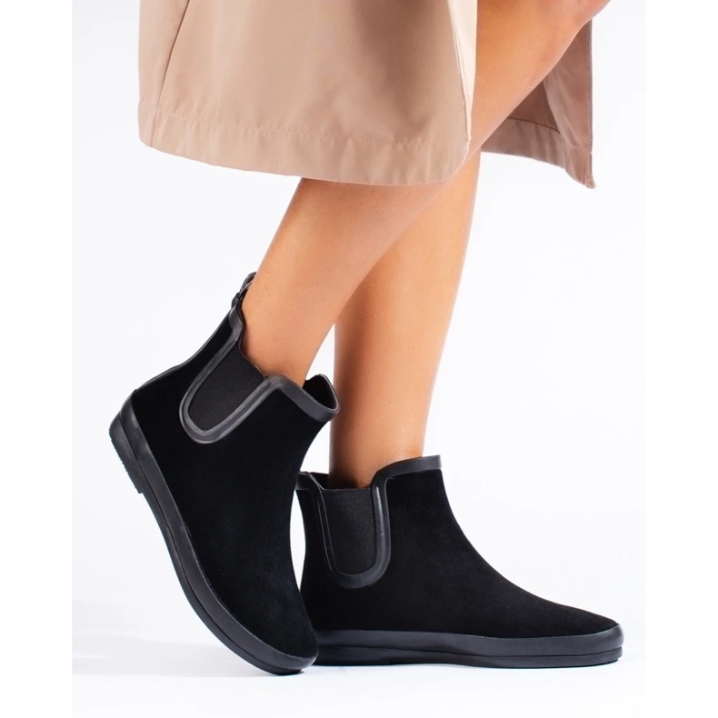 W. Potocki Mokkanahka musta Wellingtons eristetty musta Potocki 2