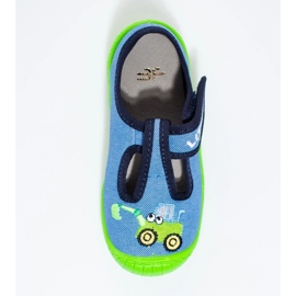 Shelovetin siniset tarranauhalliset kaivinkoneen tossut sininen 1