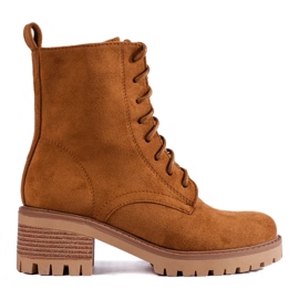 Shelovetin ruskeat naisten nilkkurit 2