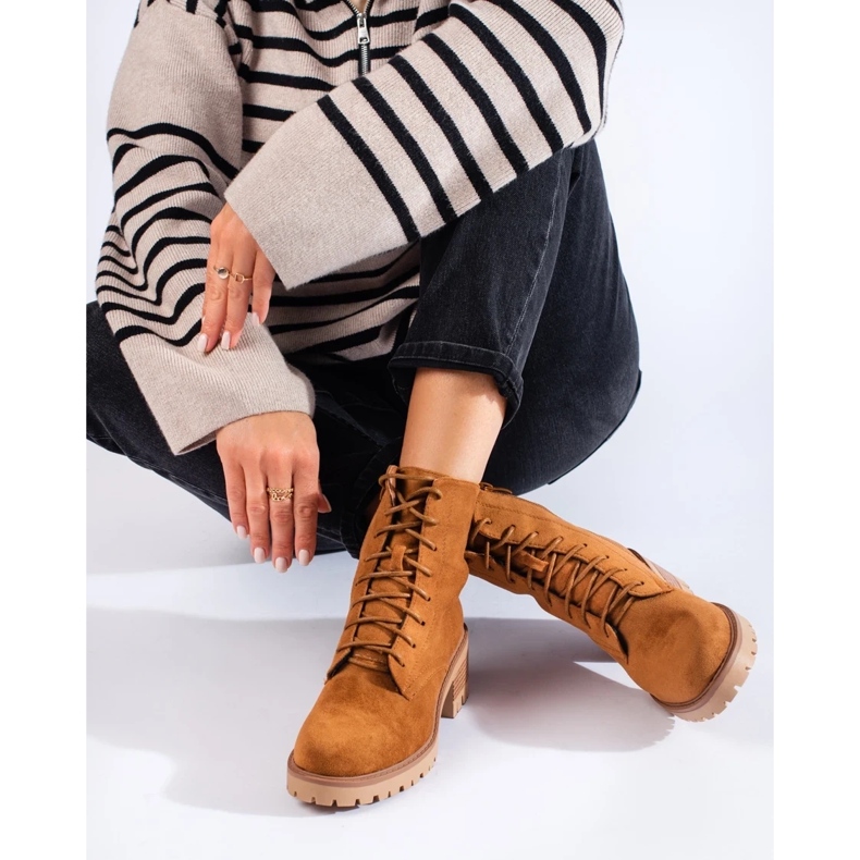 Shelovetin ruskeat naisten nilkkurit 1