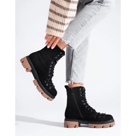 Mokkanahkaiset työsaappaat, musta, Vinceza 2