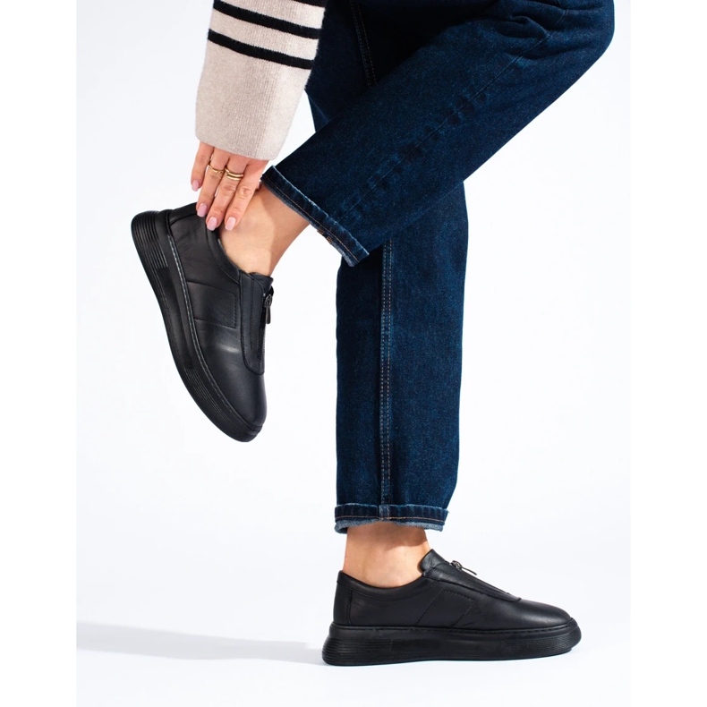 T.Sokolskin mustat nahkaiset naisten kengät 2