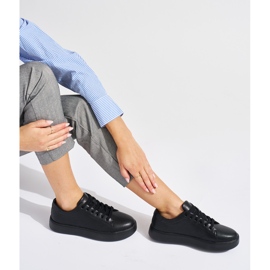 Sergio Leone Musta nahka sidottu urheilu -lenkkarit Naisten SP014 1