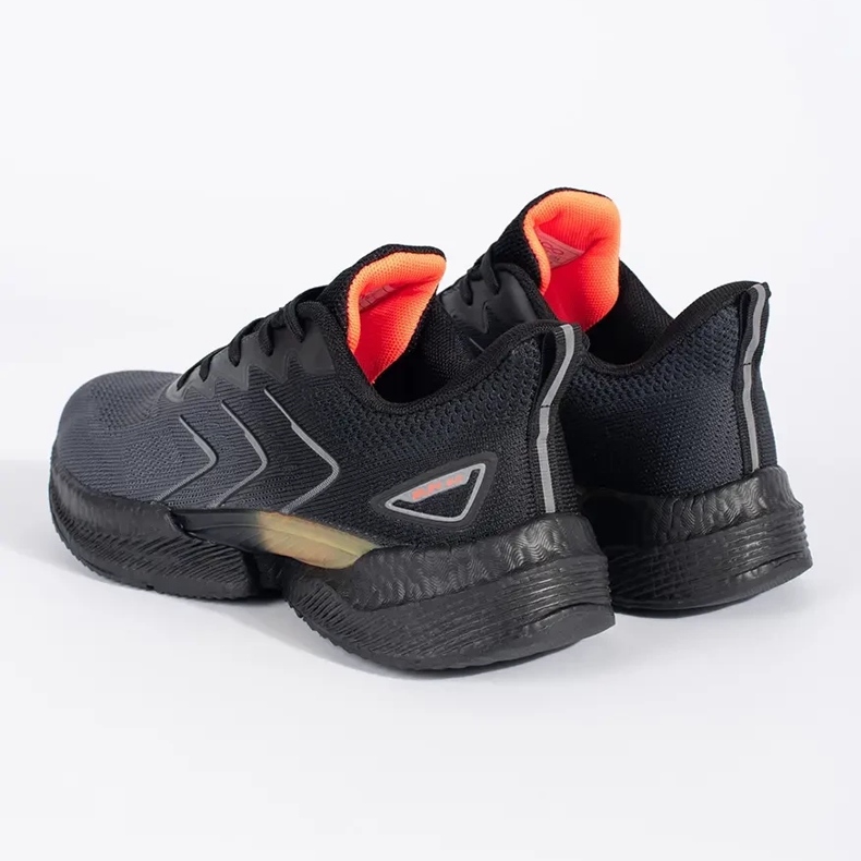 Vico Mustat ja harmaat kevyet nauhalliset urheilukengät 1