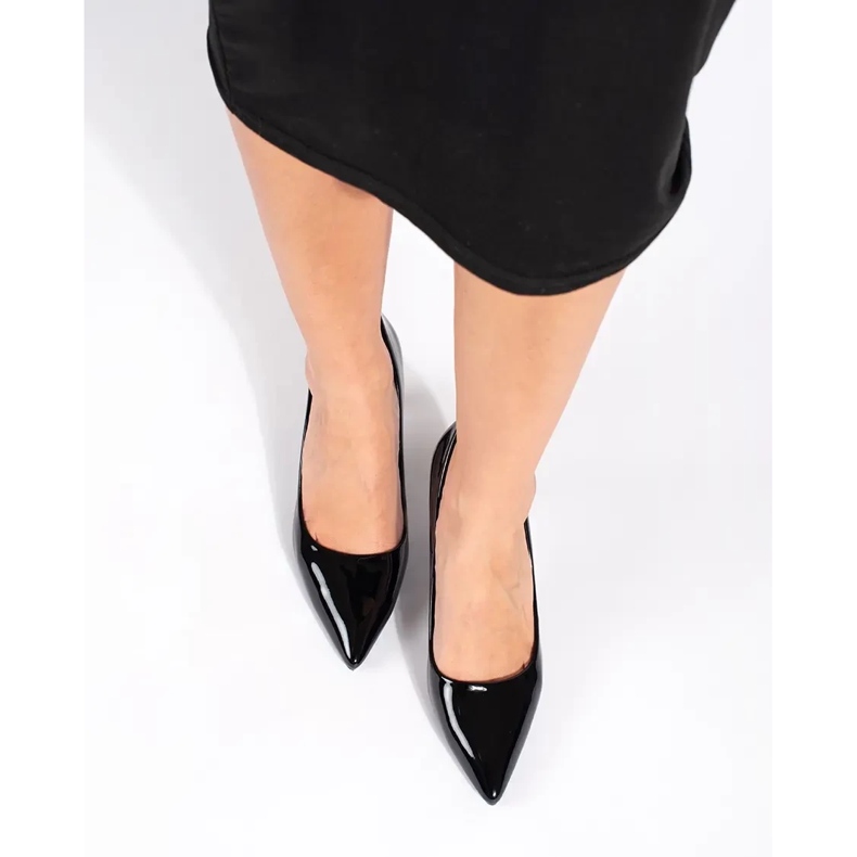 Seastar Lakatut klassiset mustat naisten korkokengät 1