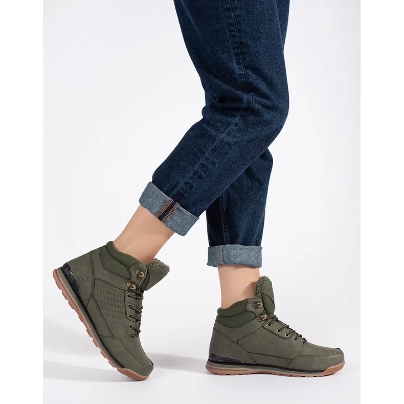 Vico Tummanvihreät eristetyt vaelluskengät 2