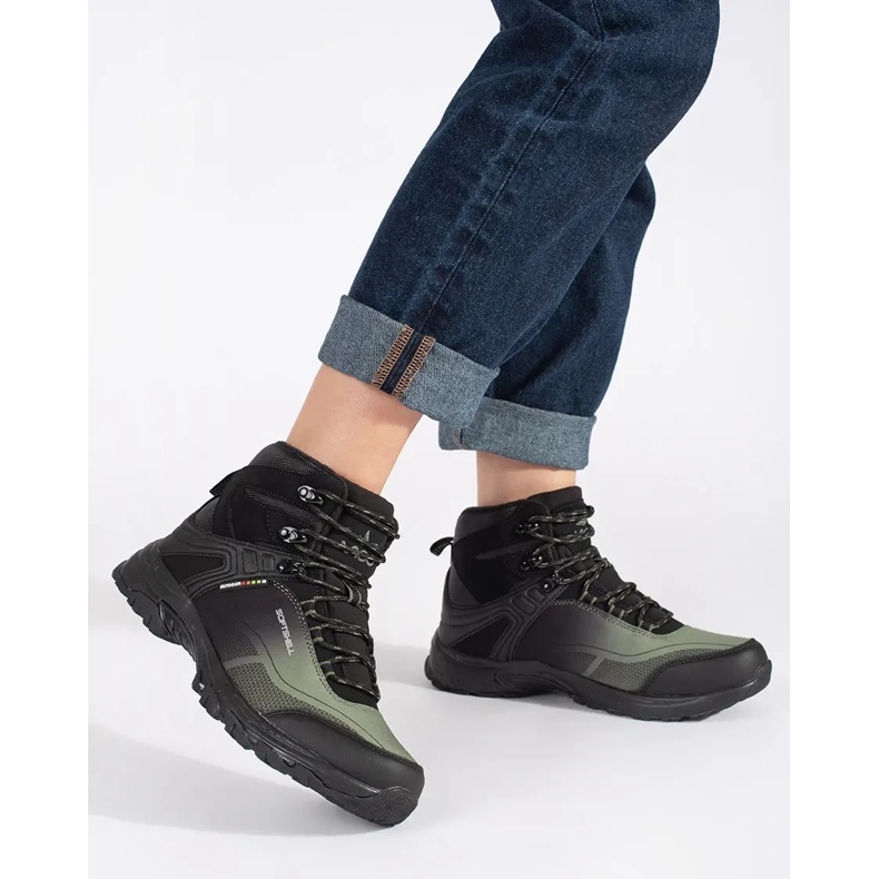 Vico Mustat ja vihreät vaelluskengät 1