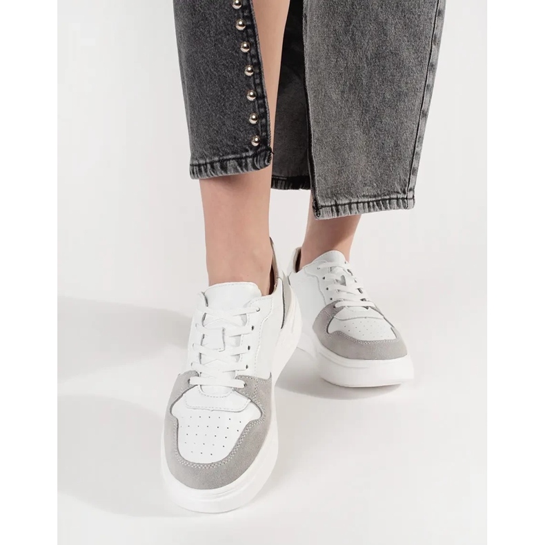 Goodin Lavalla valkoiset nahkalenkkarit valkoinen 2