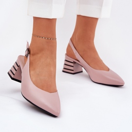 Naisten korkokengät terävät nenat Vinceza 62217 likaiset vaaleanpunaiset vaaleanpunainen 2