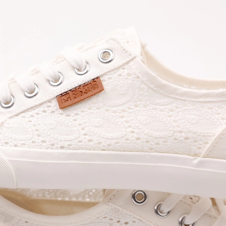 Big Starin naisten lenkkarit, joissa on kuvio W274925 valkoinen 2