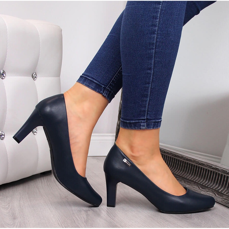 Pumput Sergio Leone Navy Blue Postissa sininen 2