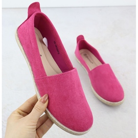 Espadrilles Naisten liukuminen -mokkanahka Fuchsia potocki PY16332 vaaleanpunainen 1 Espadrilles Naisten liukuminen -mokkanahka Fuchsia potocki PY16332 vaaleanpunainen 1